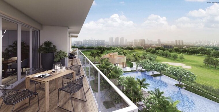 Balcony, kalpataru-vista 4 Bedroom 3905 Sq.Ft. Apartment In Sector 128 Noida 10711623