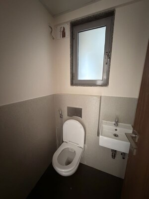 Bathroom in 1 BHK Apartment at Piramal Vaikunth, Balkum Pada – for Rent