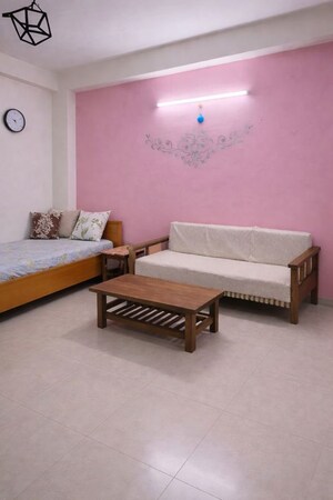 Living Room in 2 BHK Builder Floor at Vasant Kunj Enclave – for Rent