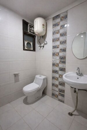 Bathroom in 2 BHK Builder Floor at Vasant Kunj Enclave – for Rent