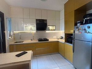 Kitchen in 2.5 BHK Apartment at Sumadhura Eden Garden, Whitefield – for Rent