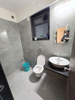 Bathroom in 2 BHK Apartment at Saheel Itrend Homes Phase 2, Hinjewadi – for Rent