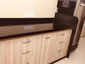 Kitchen in 1 RK Apartment at Silver Dunes, Prabhadevi – for Rent