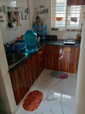 Kitchen in 1 BHK Builder Floor at Hsr Layout – for Rent