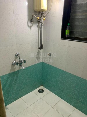 Bathroom in 1 BHK Apartment at Chamunda Heights, Ghansoli – for Rent