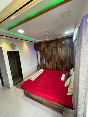 Bedroom in 2 BHK Apartment at Chamunda Heights, Ghansoli – for Rent