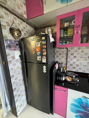 Kitchen in 2 BHK Apartment at Chamunda Heights, Ghansoli – for Rent