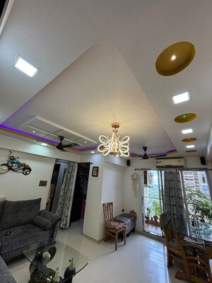 Living Room in 2 BHK Apartment at Chamunda Heights, Ghansoli – for Rent
