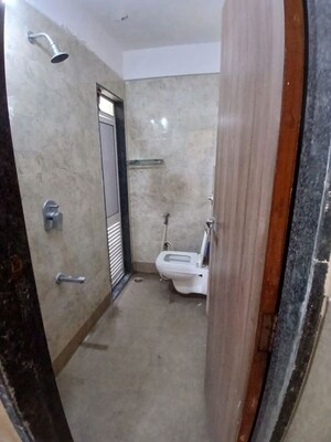 Bathroom in 2 BHK Apartment at Chamunda Heights, Ghansoli – for Rent