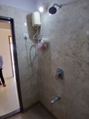 Bathroom in 2 BHK Apartment at Chamunda Heights, Ghansoli – for Rent