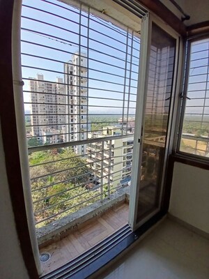 Balcony in 2 BHK Apartment at Chamunda Heights, Ghansoli – for Rent