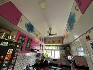 Kitchen in 2 BHK Apartment at Chamunda Heights, Ghansoli – for Rent