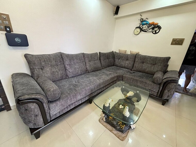 Living Room, chamunda-heights 2 Bedroom 1254 Sq.Ft. Apartment In Ghansoli Navi Mumbai 10711754