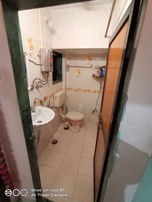 Bathroom in 2 BHK Apartment at Chamunda Heights, Ghansoli – for Rent