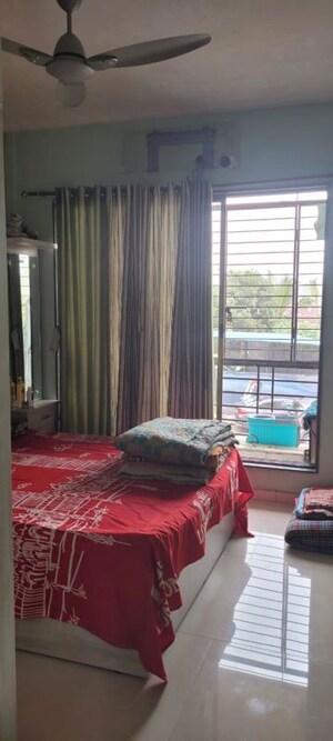 Bedroom in 2 BHK Apartment at Chamunda Heights, Ghansoli – for Rent