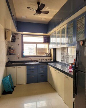 Kitchen in 2 BHK Apartment at Chamunda Heights, Ghansoli – for Rent