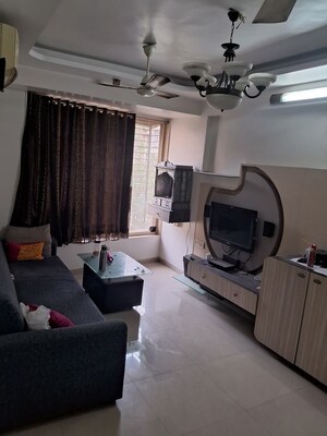 Living Room in 1 BHK Apartment at Fam CHS, Kopar Khairane – for Rent