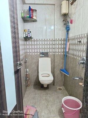 Bathroom in 2 BHK Apartment at Fam CHS, Kopar Khairane – for Rent