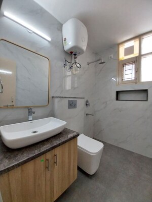 Bathroom in 3 BHK Builder Floor at Unitech South City II, Sector 50 – for Rent
