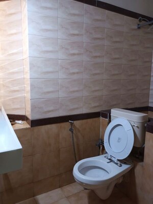 Bathroom in 2 BHK Apartment at Laxmi Madhuvan, Malad East – for Rent