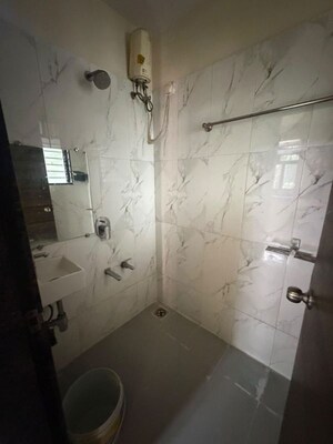 Bathroom in 1 BHK Apartment at Dosti Desire Joy, Brahmand – for Rent