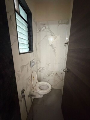 Bathroom in 1 BHK Apartment at Dosti Desire Joy, Brahmand – for Rent