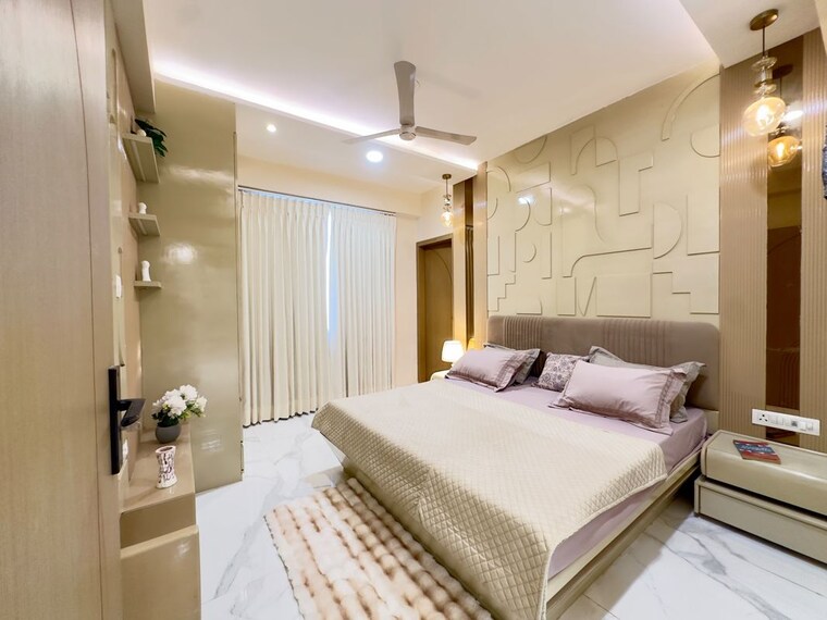 Bedroom, kalyan-eva 3 Bedroom 1414 Sq.Ft. Apartment In Jagatpura Jaipur 10711935