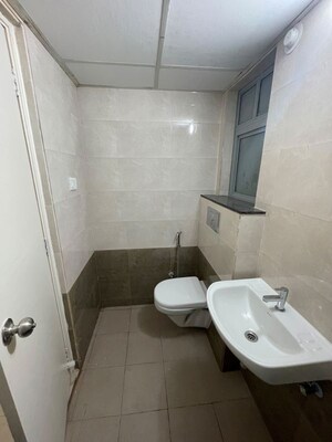 Bathroom in 2 BHK Apartment at Mahindra Happinest Tathawade Phase 1, Tathawade – for Rent