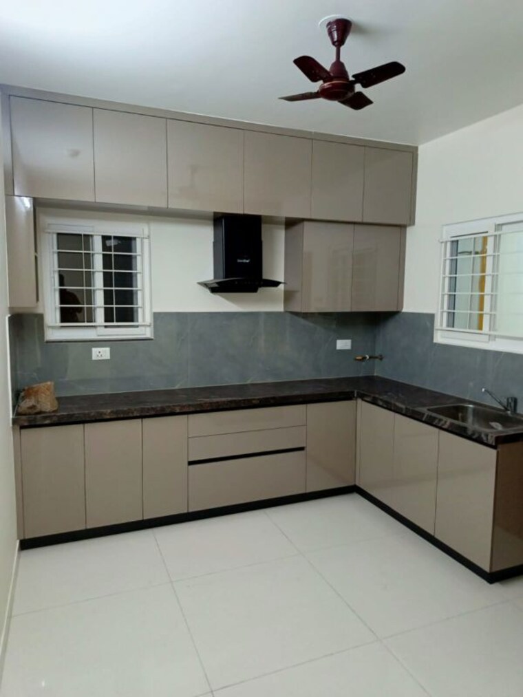 Kitchen, my-home-tridasa 3 Bedroom 1830 Sq.Ft. Apartment In Tellapur Hyderabad 10711946