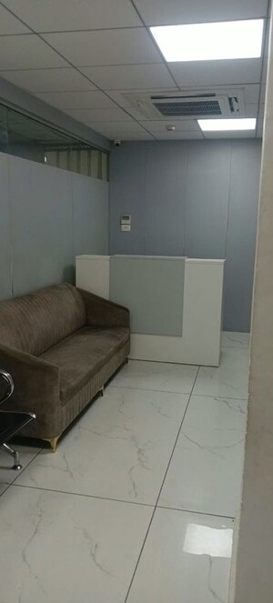Bathroom in  Office Space at Akshar Business Park, Vashi Sector 19f – for Rent