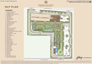 Master Plan in 3 BHK Apartment at Godrej Majesty, Sector 12 Greater Noida – for Sale
