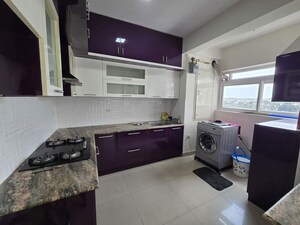 Kitchen in 3 BHK Apartment at Mantri Webcity, Hennur Road – for Rent