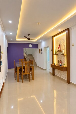 Living Room in 5 BHK Independent House at Ollur – for Sale