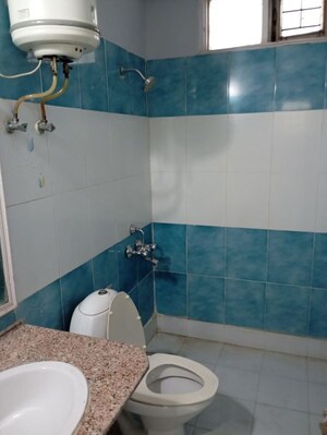 Bathroom in 2 BHK Builder Floor at Unitech Arcadia, South City 2 – for Rent