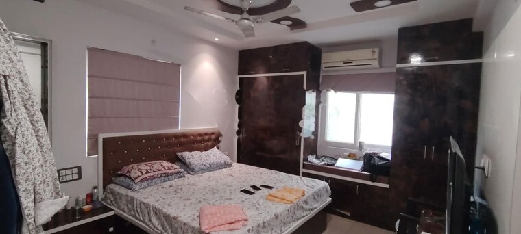 Bedroom, accurate-wind-chimes 3 Bedroom 2000 Sq.Ft. Apartment In Gachibowli Hyderabad 10712111