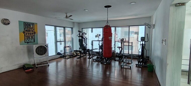 Gym, accurate-wind-chimes 3 Bedroom 2000 Sq.Ft. Apartment In Gachibowli Hyderabad 10712111