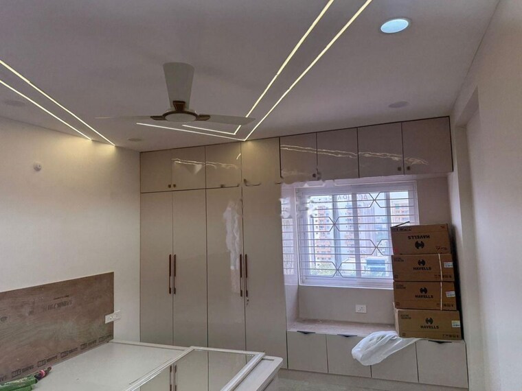 Kitchen, hallmark-skyrena 3 Bedroom 2419 Sq.Ft. Apartment In Narsingi Hyderabad 10712168