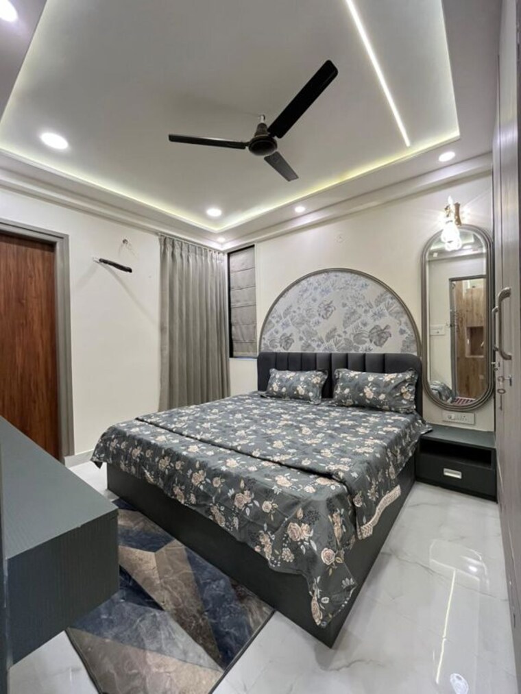 Bedroom, shri-shivam-majestic 3 Bedroom 1000 Sq.Ft. Apartment In Jagatpura Jaipur 10712336