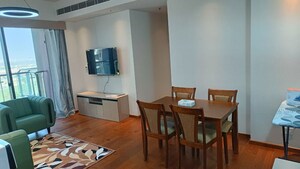 Living Room in 3.5 BHK Apartment at Krisumi Waterfall Residences, Sector 36a – for Rent