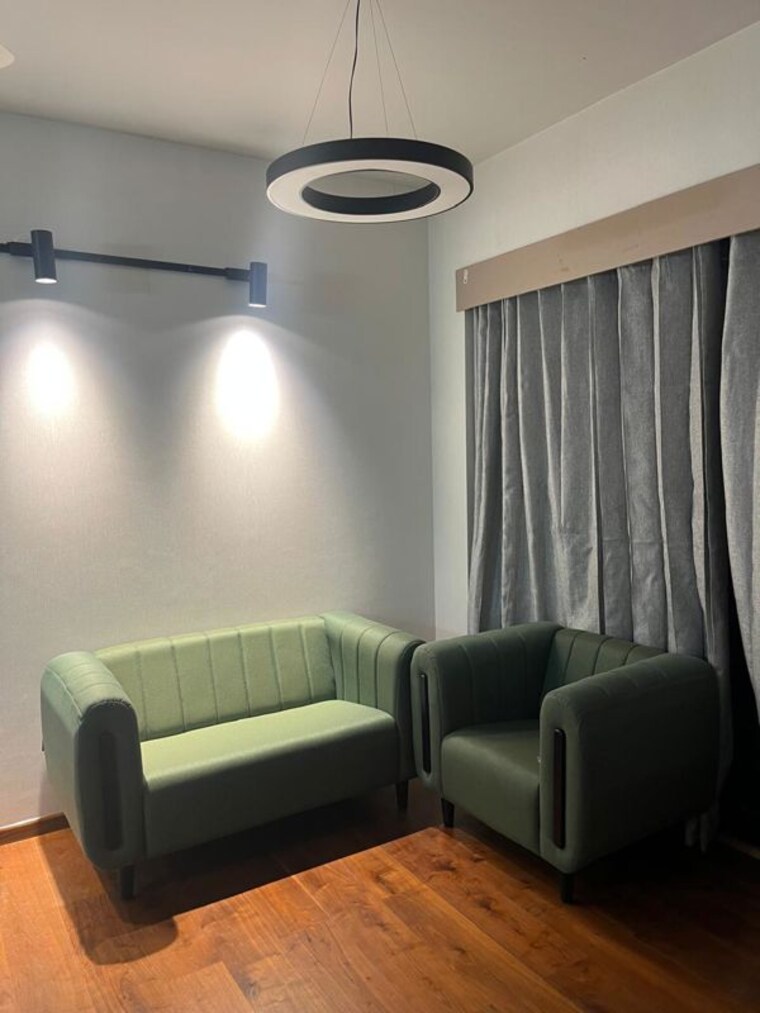 Living Room, krisumi-waterfall-residences 3.5 Bedroom 2600 Sq.Ft. Apartment In Sector 36a Gurgaon 10712409