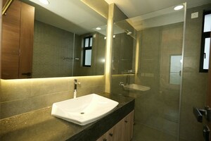 Bathroom in 3.5 BHK Apartment at Krisumi Waterfall Residences, Sector 36a – for Rent