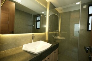 Bathroom in 3.5 BHK Apartment at Krisumi Waterfall Residences, Sector 36a – for Rent