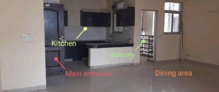 Kitchen, piyush-heights 3 Bedroom 1625 Sq.Ft. Apartment In Sector 89 Faridabad 10712335