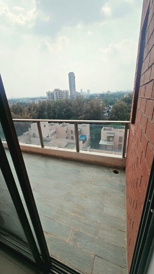 Balcony in 4 BHK Apartment at Oxford Hallmark, Koregaon Park – for Rent