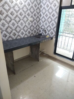 Kitchen in 1 BHK Apartment at Meghna Shivam, Karanjade – for Rent