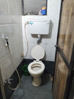 Bathroom in 1 BHK Apartment at Meghna Shivam, Karanjade – for Rent