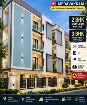 3 BHK Apartment For Sale in Medavakkam
