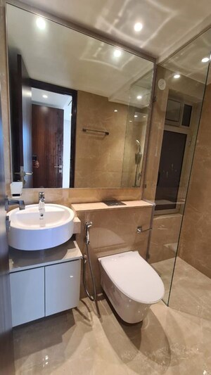 Bathroom in 2 BHK Apartment at Avsar CHS, Powai – for Rent
