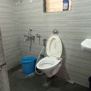 Bathroom in 2 BHK Apartment at Cosmos Jewels, Ghodbunder Road – for Rent