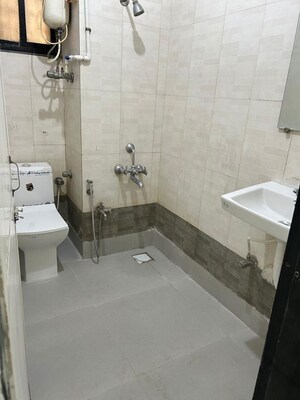 Bathroom in 2 BHK Apartment at Jalvayu Defence Enclave, Kharghar Sector 20 – for Rent